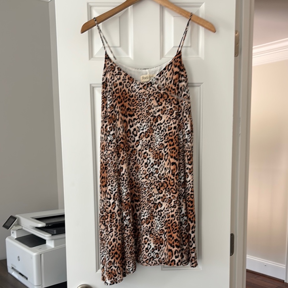 Leopard Print Swing Dress